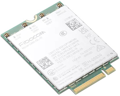 Attēls no Lenovo ThinkPad Fibocom FM350-GL 5G Sub-6 GHz M.2 WWAN Module for X1 Yoga Gen 8