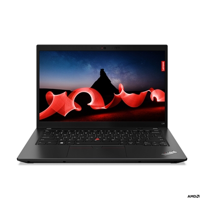 Attēls no Lenovo ThinkPad L14 Laptop 35.6 cm (14") Full HD AMD Ryzen™ 5 PRO 7530U 8 GB DDR4-SDRAM 512 GB SSD Wi-Fi 6E (802.11ax) Windows 11 Pro Black