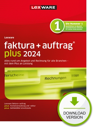 Attēls no Lexware faktura+auftrag plus 2024 Accounting 1 license(s) 1 year(s)