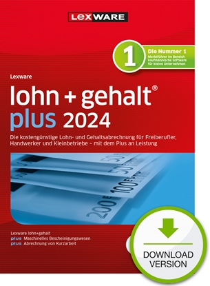 Picture of Lexware lohn+gehalt plus 2024 Accounting 1 license(s) 1 year(s)