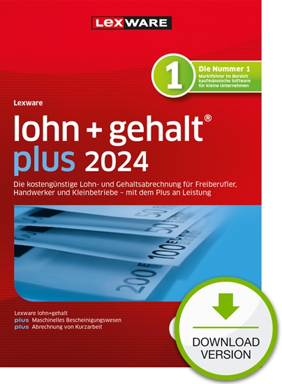 Picture of Lexware lohn+gehalt plus 2024 Accounting 1 license(s) 1 year(s)