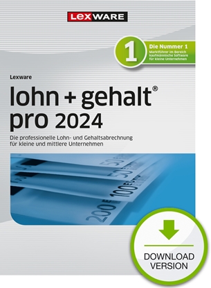 Picture of Lexware lohn+gehalt pro 2024 Accounting 1 license(s) 1 year(s)