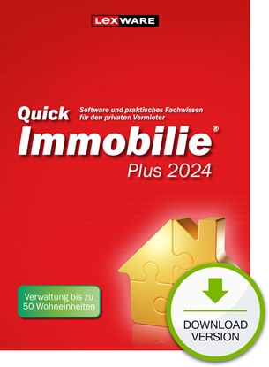 Изображение Lexware QuickImmobilie Plus 2024 Rent management 1 license(s)