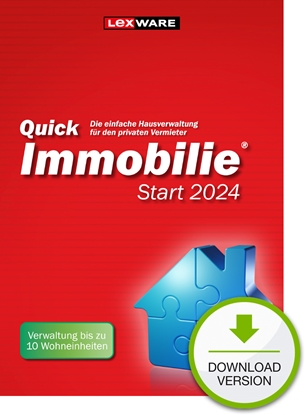 Изображение Lexware QuickImmobilie Start 2024 Rent management 1 license(s)