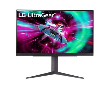 Attēls no LG 27GR93U-B computer monitor 68.6 cm (27") 3840 x 2160 pixels 4K Ultra HD LED Black, Grey, Purple