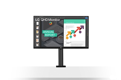 Attēls no LG 27QN880P-B computer monitor 68.6 cm (27") 2560 x 1440 pixels Quad HD Black