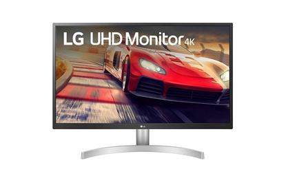 Attēls no LG 27UL500P-W computer monitor 68.6 cm (27") 3840 x 2160 pixels 4K Ultra HD LED Silver