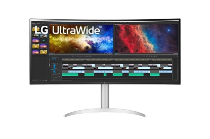 Picture of LG 38BQ85C-W computer monitor 95.2 cm (37.5") 3840 x 1600 pixels Quad HD+ White