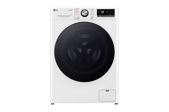 Picture of LG | Washing Machine | F4WR711S2W | Energy efficiency class A - 10% | Front loading | Washing capacity 11 kg | 1400 RPM | Depth 55.5 cm | Width 60 cm | Display | LED | Steam function | Direct drive | Wi-Fi | White