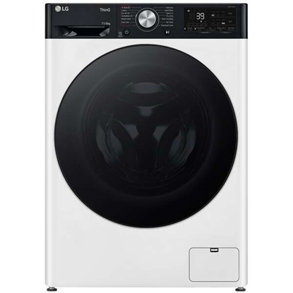 Изображение LG | F4DR711S2H | Washing Machine with Dryer | Energy efficiency class A-10% | Front loading | Washing capacity 11 kg | 1400 RPM | Depth 56.5 cm | Width 60 cm | Display | LED | Drying system | Drying capacity 6 kg | Steam function | Direct drive | Wi-Fi |