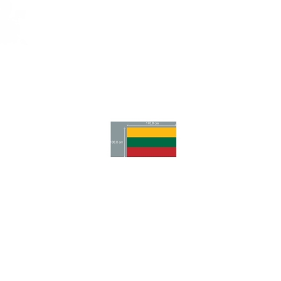 Picture of Lietuvas valsts karogs, 100 x 170 cm, no plāna auduma