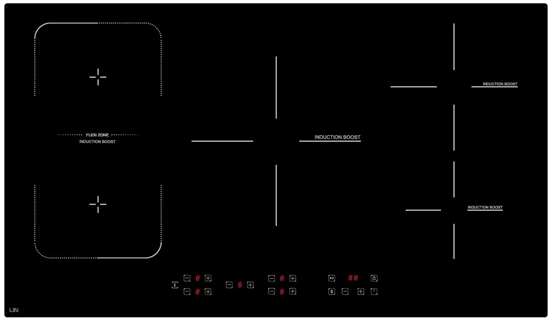 Picture of LIN LI-B57235 7200 W induction cooktop.
