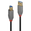 Изображение Lindy 2m USB 3.2 Type A to B Cable, Anthra Line