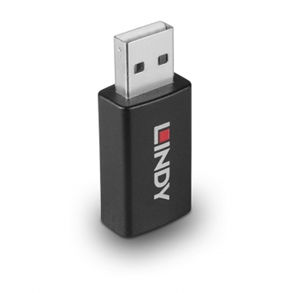 Изображение Lindy USB 2.0 Type A to A Data Blocker with Battery Charging 1.2