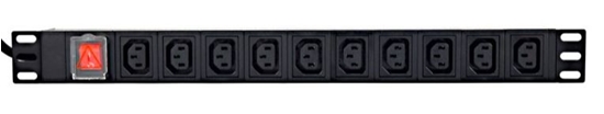 Picture of Pagarinātājs Gembird PDU 16A 3500W 10 pcs C13 sockets