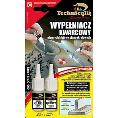 Изображение Līme + pildviela-kvarca smiltis Technicqll 4ml+4ml