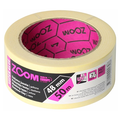 Изображение Līmlenta krāsotāju Zoom dzeltena 48mmx50m Super Glue