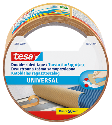 Picture of Līmlente tesa®, abpusēja, universāla, 10m x 50mm