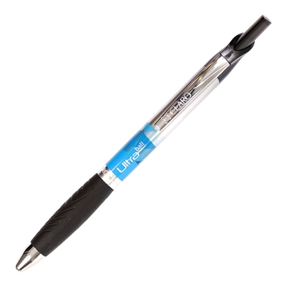 Изображение Lodīšu pildspalva CLARO ULTRA 0.7 mm melna tinte, 1 gab/blietrī