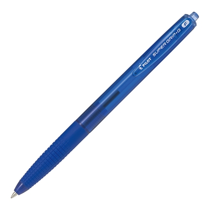 Изображение Lodīšu pildspalva PILOT SUPER GRIP G CLICK 0.7 mm zila tinte