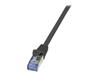 Изображение LogiLink CAT 6a Patchcord S/FTP Czarny 7.5m (CQ3083S)