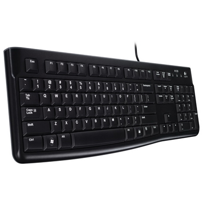 Изображение Klaviatūra Logitech K120 Business OEM USB, ENG, melna