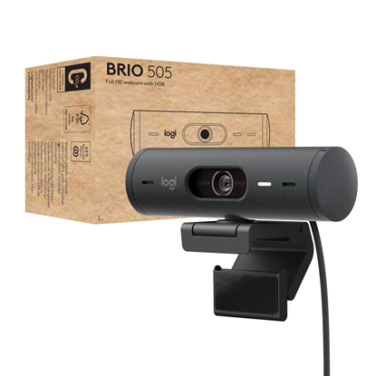 Attēls no Logitech Business BRIO 505 HD Webcam black
