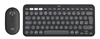 Picture of Logitech Pebble 2 Combo for Mac keyboard Mouse included RF Wireless + Bluetooth QWERTY US International Graphite
