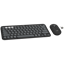 Picture of Logitech Pebble 2 Combo keyboard Mouse included RF Wireless + Bluetooth QWERTY US International Graphite