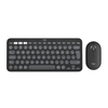 Изображение Logitech Pebble 2 Combo keyboard Mouse included RF Wireless + Bluetooth QWERTY US International Graphite