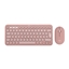 Изображение Logitech Pebble 2 Combo keyboard Mouse included RF Wireless + Bluetooth QWERTY US International Pink