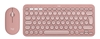 Picture of Logitech Pebble 2 Combo keyboard Mouse included RF Wireless + Bluetooth QWERTY US International Pink