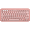 Изображение Logitech Pebble Keys 2 K380s keyboard RF Wireless + Bluetooth QWERTY US International Pink
