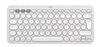 Изображение Logitech Pebble Keys 2 K380s keyboard RF Wireless + Bluetooth QWERTY US International White