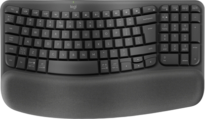 Изображение Logitech Wave Keys keyboard RF Wireless + Bluetooth QWERTY US International Graphite