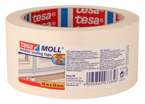 Picture of Logu blīvējuma lente TESA, 66x50 mm, balta