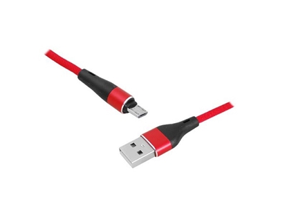Изображение LX8571R USB-micro USB, 1m, sarkans