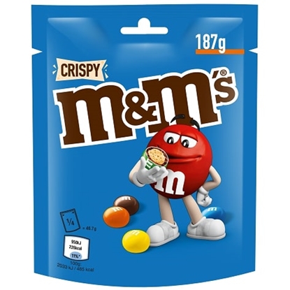Изображение M&M's Crispy pouch bag 187g