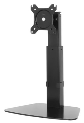 Picture of Manhattan TV & Monitor Mount (Gas Spring), Desk, Tilt/Swivel/Rotation/Height, 1 screen, Screen Sizes: 10-27", Black, Stand Assembly, VESA 75x75 to 100x100mm, Max 8kg, Lifetime Warranty