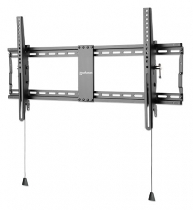 Изображение Manhattan TV & Monitor Mount, Wall (Low Profile), Tilt, 1 screen, Screen Sizes: 43-100", Black, VESA 200x200 to 800x400mm, Max 70kg, Foldable for Extra-Small and Shipping-Friendly Packaging, LFD, Lifetime Warranty