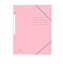 Изображение Mape dokumentiem ELBA OXFORD, A4 formāts, ar 3 atlokiem, ar gumiju, rozā pasteļtoņā krāsā