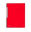 Изображение Mape dokumentiem ELBA OXFORD, A4 formāts, ar 3 atlokiem, ar gumiju, sarkanā krāsā
