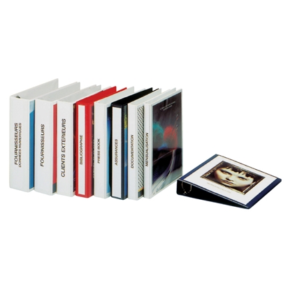 Picture of Mape ESSELTE Panorama A4 formāts, platums 86mm, 4D riņķa diam 60mm, balta