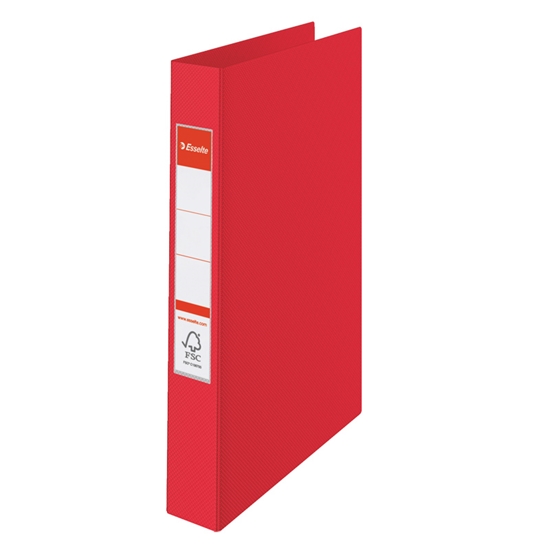 Picture of Mape ESSELTE VIVIDA ar 2 gredzeniem, FCS, A4 formāts, 25mm, sarkana  (14451)