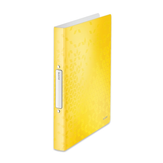 Picture of Mape LEITZ WOW ar 2 gredzeniem, 25 mm, A4 formāts, dzeltenā krāsā