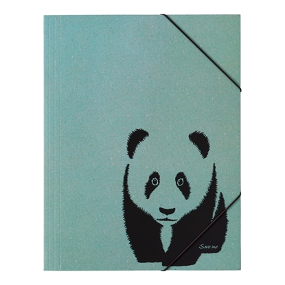 Attēls no Mape PAGNA Panda, A4, elastīga, ar gumiju, zaļa