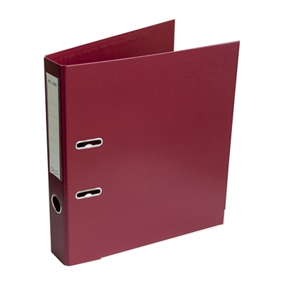 Picture of Mape-reģistrs ELLER A4 formāts, 50mm, burgundy, apakšējā mala ar metālu