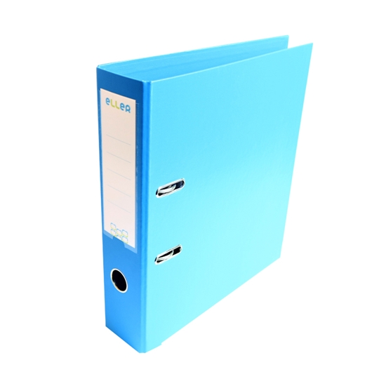 Picture of Mape-reģistrs ELLER A4 formāts, 50mm, gaiši zila, apakšējā mala ar metālu