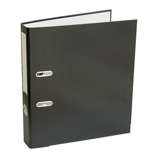 Picture of Mape-reģistrs ELLER Eko A4 formāts, 50mm, melns, apakšējā mala ar metālu