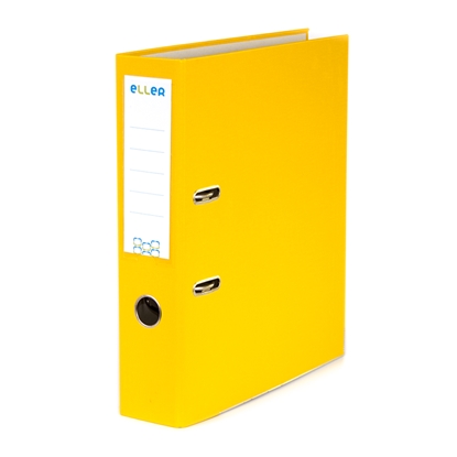 Picture of Mape-reģistrs ELLER Eko A4 formāts, 75 mm, dzeltena, apakšējā mala ar metālu
